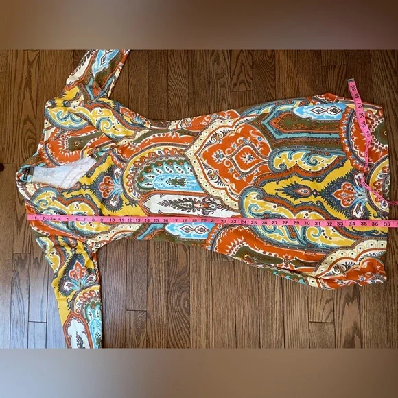 J. McLaughlin Patterned Retro Style Dress - Picture 12 of 12